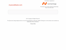 Tablet Screenshot of mysocialfeeds.com